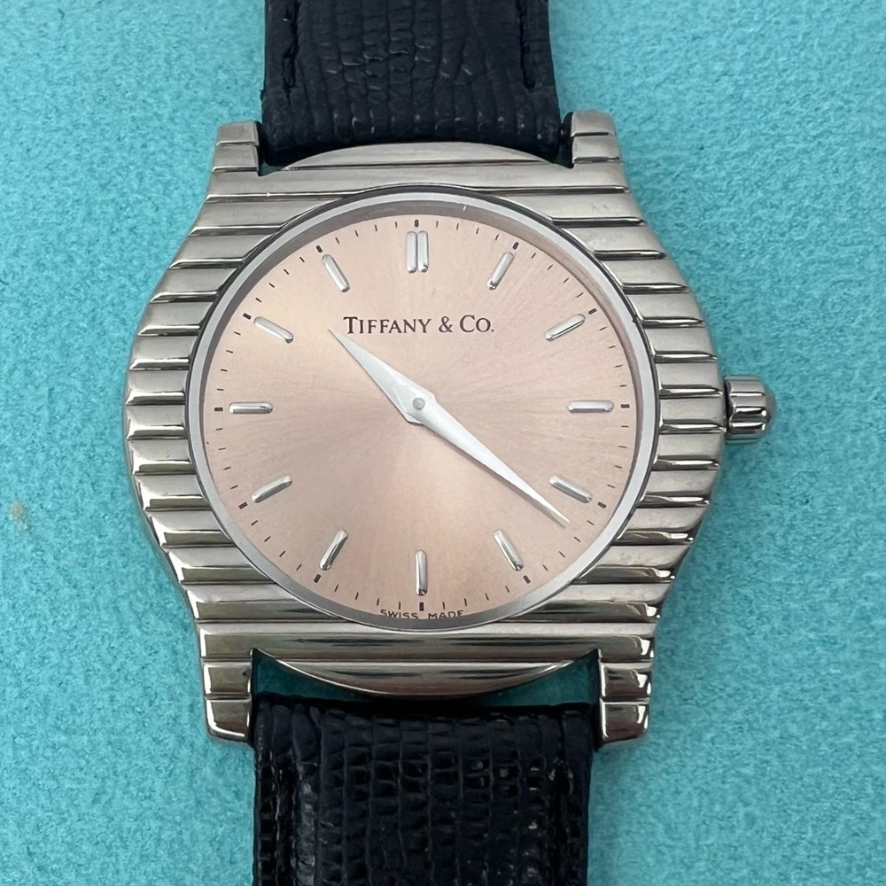 Tiffany & Co Gold Vintage Rare 18K Watch 34 mm Original CORDIS